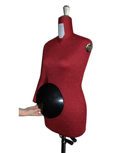 Maniquí de costura ajustable de alta gama 38 / 50 con brazos + vientre