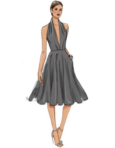 Patrón de vestido - Vogue 9343