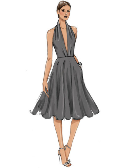 Patrón de vestido - Vogue 9343