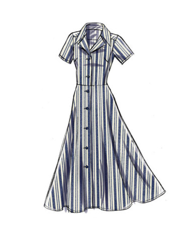 Patrón de vestido - Vogue 9345