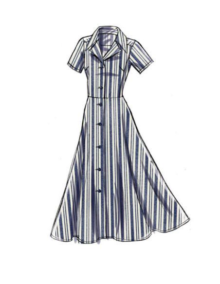 Patrón de vestido - Vogue 9345
