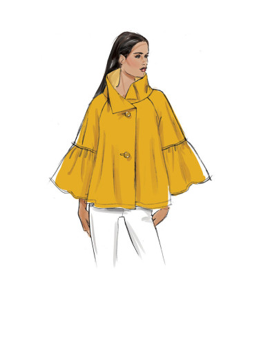 Patrón de blusa - Vogue 9347