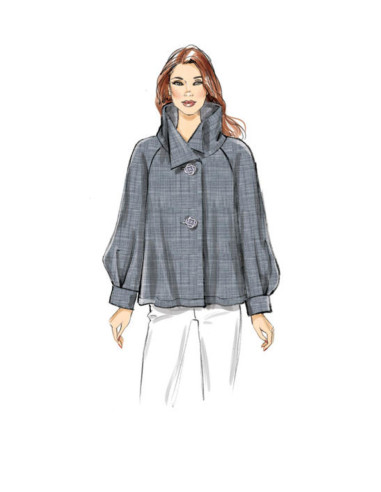 Patrón de blusa - Vogue 9347