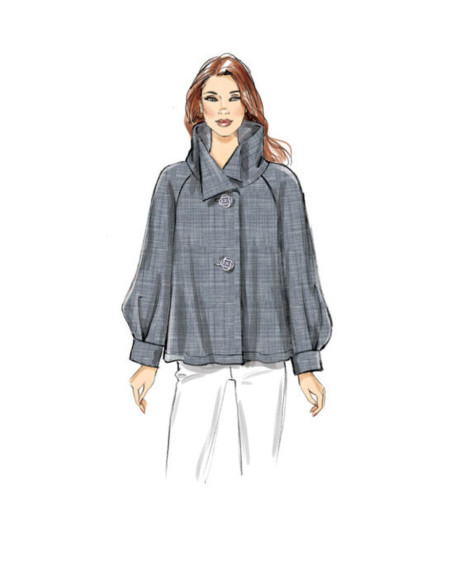 Patrón de blusa - Vogue 9347
