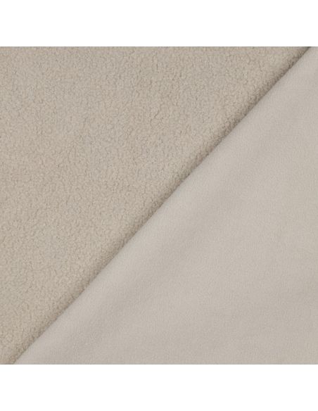 Tejido polar Teddy de doble cara - Beige