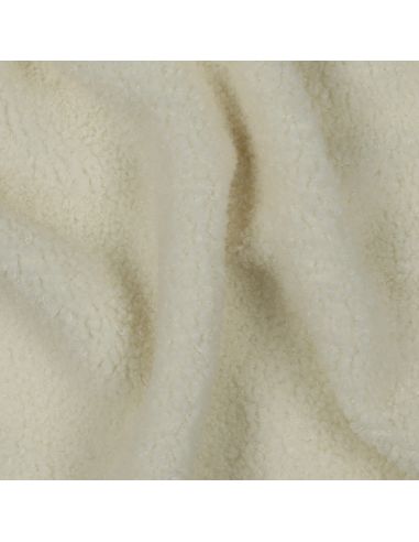 Tejido polar Teddy de doble cara - Crudo