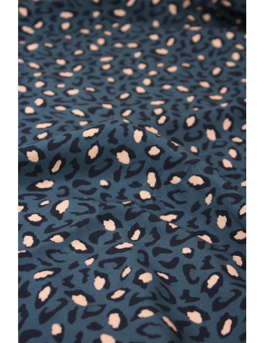 Tejido viscosa Bagheera Azul - Églantine & Zoé