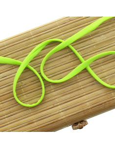 Cordón de espagueti de lycra de 5 mm - Verde anís