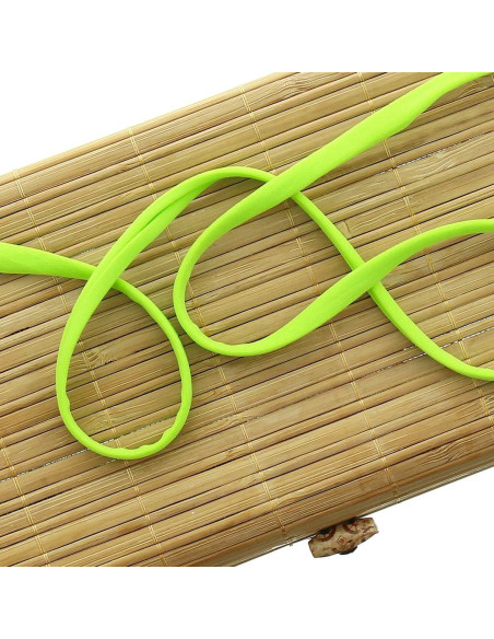 Cordón de espagueti de lycra de 5 mm - Verde anís