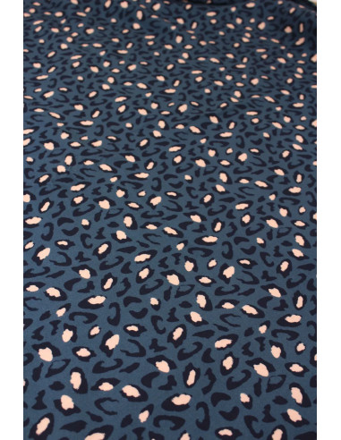 Tejido viscosa Bagheera Azul - Églantine & Zoé