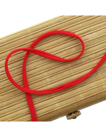 Cordón de espagueti de lycra de 5 mm - Rojo