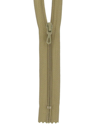 Cremallera de nylon - Beige medio
