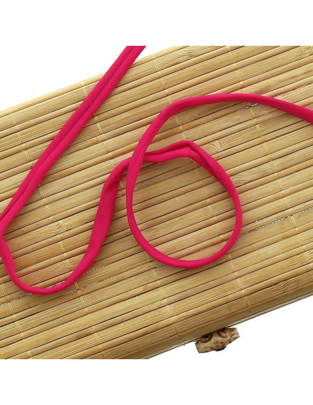 Cordón de espagueti de lycra de 5 mm - Fucsia
