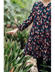 Tejido de viscosa Mowgli Multicolor - Églantine & Zoé 2
