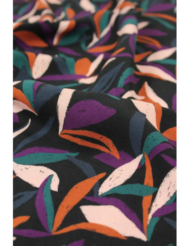 Tejido de viscosa Mowgli Multicolor - Églantine & Zoé