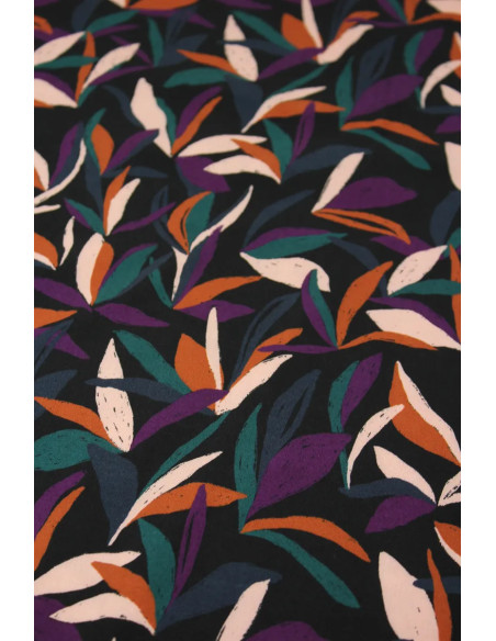 Tejido de viscosa Mowgli Multicolor - Églantine & Zoé