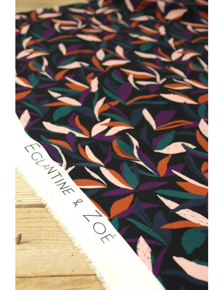 Tejido de viscosa Mowgli Multicolor - Églantine & Zoé