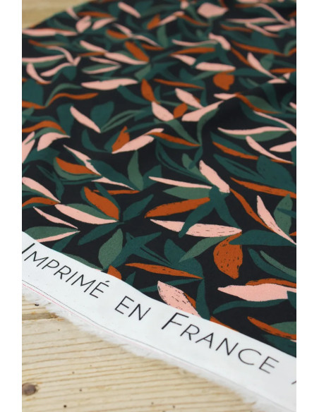 Tejido viscosa Mowgli Verde - Églantine & Zoé