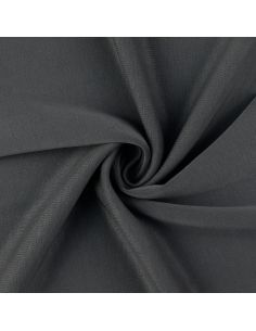 Tejido Scuba efecto piel de melocotón - Gris oscuro