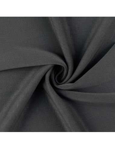 Tejido Scuba efecto piel de melocotón - Gris oscuro