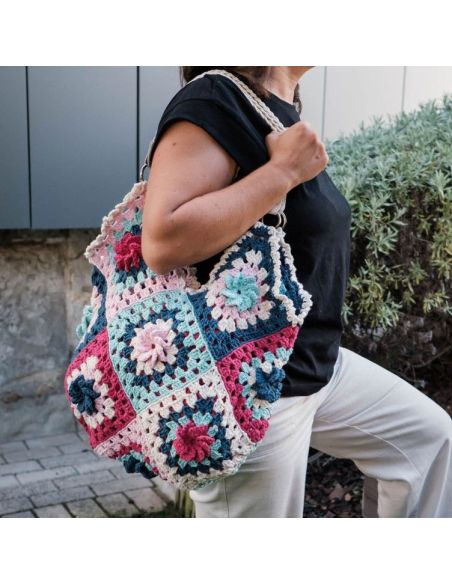 Kit de crochet - Bolsa Granny square