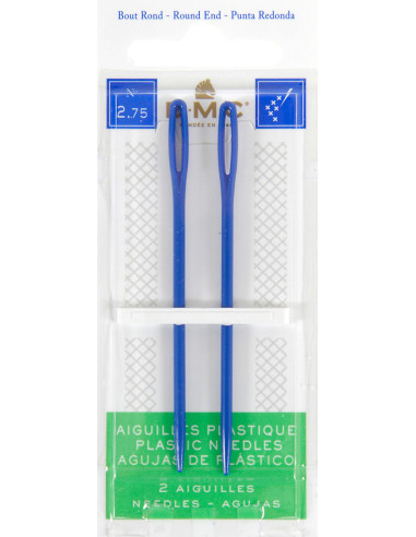 Agujas de bordar de plástico para niños DMC