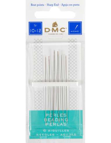 Agujas para bordar con perlas DMC