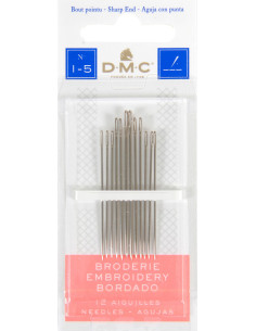 Agujas de bordar DMC n°1-5