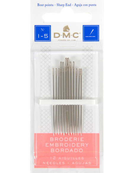 Agujas de bordar DMC n°1-5