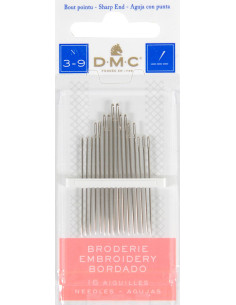 Agujas para bordar DMC n°3-9
