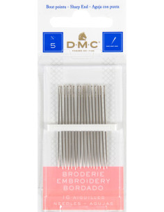 Agujas de bordar DMC n°5