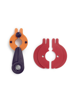Dispositivo para hacer pompones 2 en 1 S 2