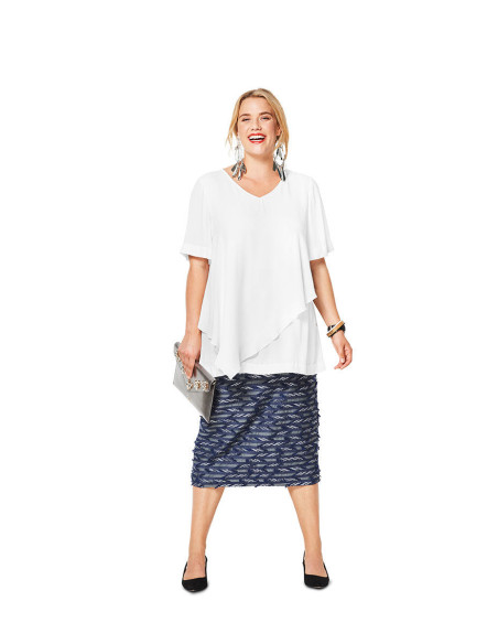 Patrón de camiseta - Burda 6307