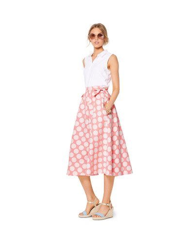 Patrón de falda - Burda 6319