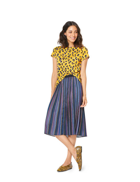Patrón de camiseta - Burda 6328