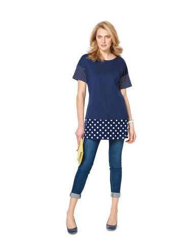 Patrón de camiseta - Burda 6330