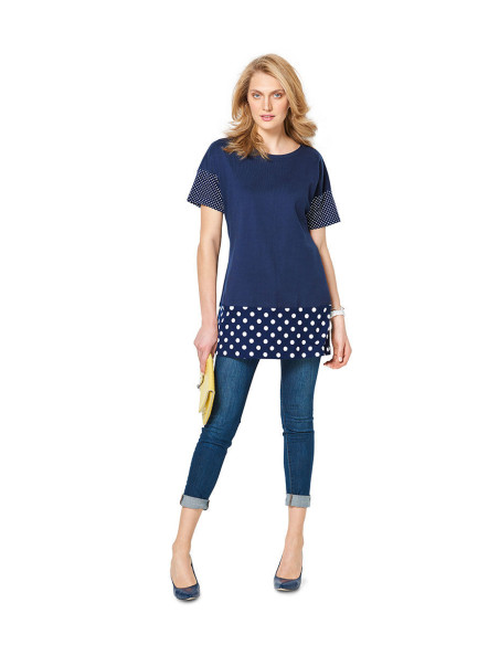 Patrón de camiseta - Burda 6330