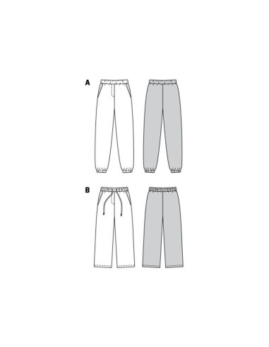 Patrón de pantalón - Burda 6333