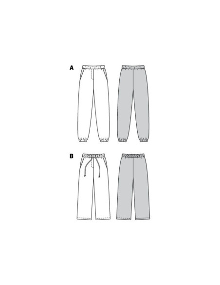 Patrón de pantalón - Burda 6333