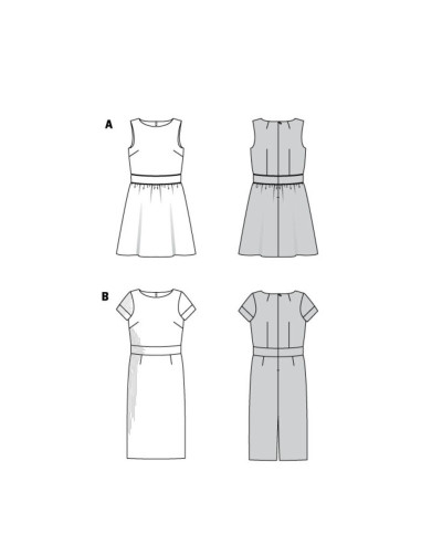 Patrón de vestido - Burda 6339