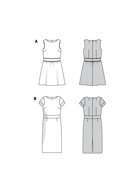 Patrón de vestido - Burda 6339