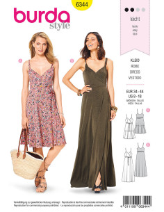 Patrón de vestido - Burda 6344