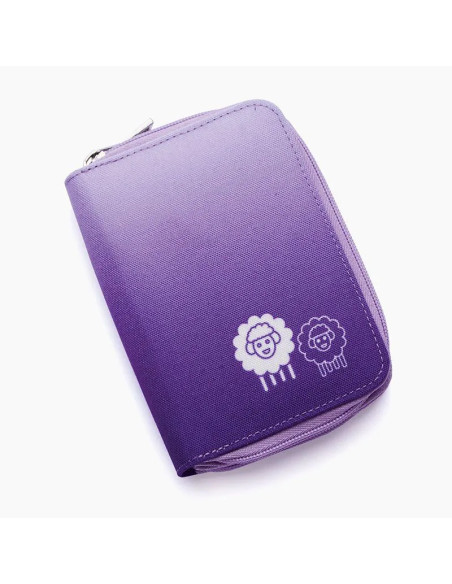 Estuche de agujas circulares intercambiables de 10 cm KnitPro J'adore Cubics
