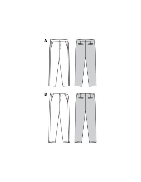Patrón de pantalón - Burda 6350