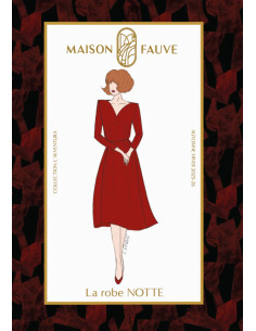 Patrón de vestido Notte - Maison Fauve 2