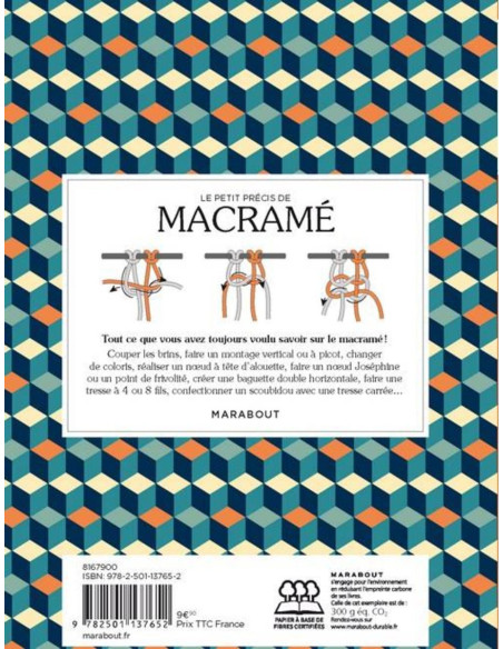 Libro el pequeño manual del macramé