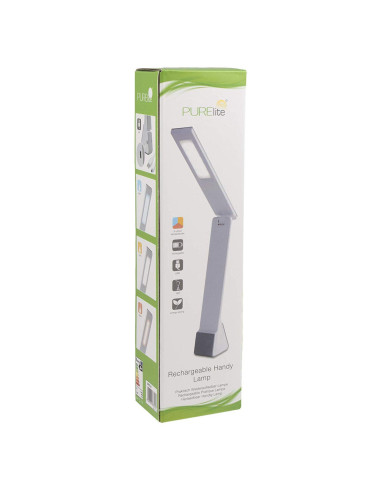 Lámpara portátil recargable LED Purelite