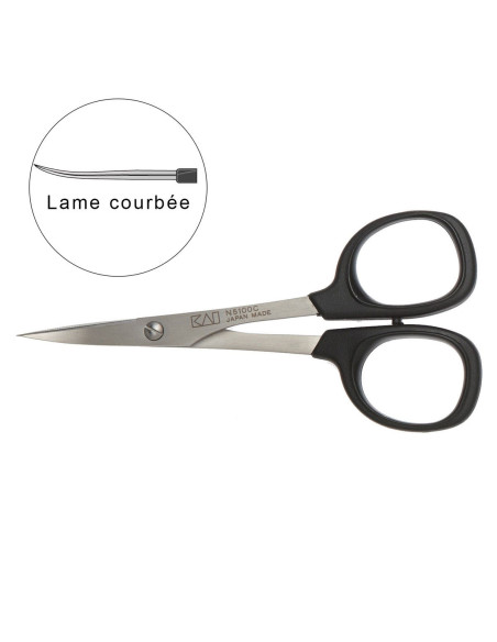 Tijeras de bordar curvas Kaï 10 cm