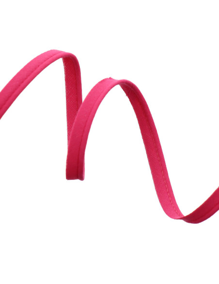 Piping todo textil 10 mm - Fucsia