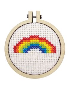Mini kit de bordado punto de cruz - Love is love 2